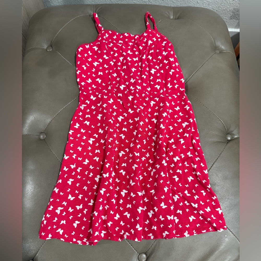 Art Class Red Butterfly Dress